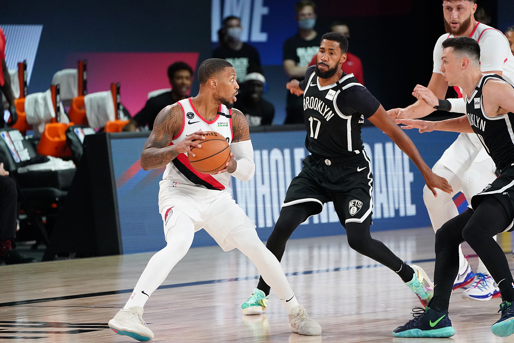 开拓者大胜篮网，豪取比赛胜利